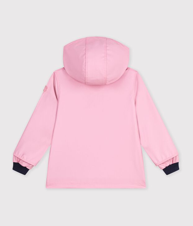 Children's plain iconic raincoat pink