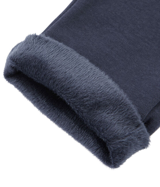 Boys' Warm Fleece Trousers SMOKING blue