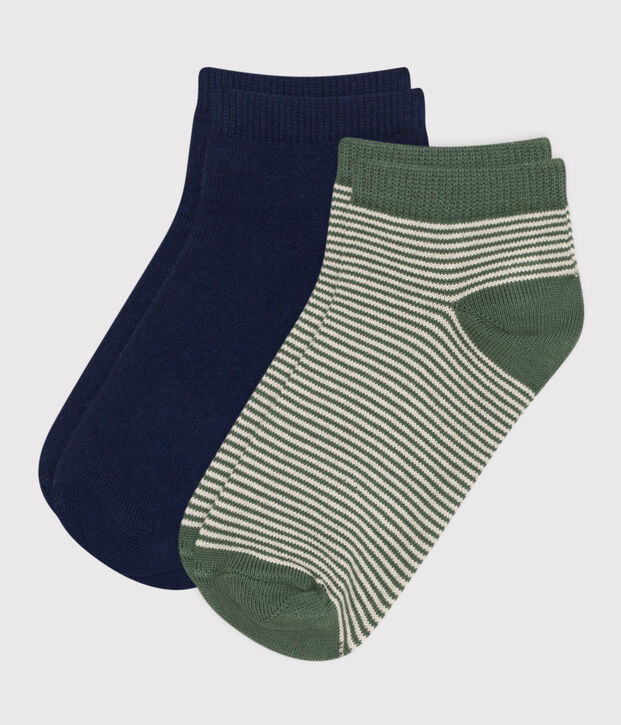 Children's Pinstriped Socks - 2-Pack multicolor