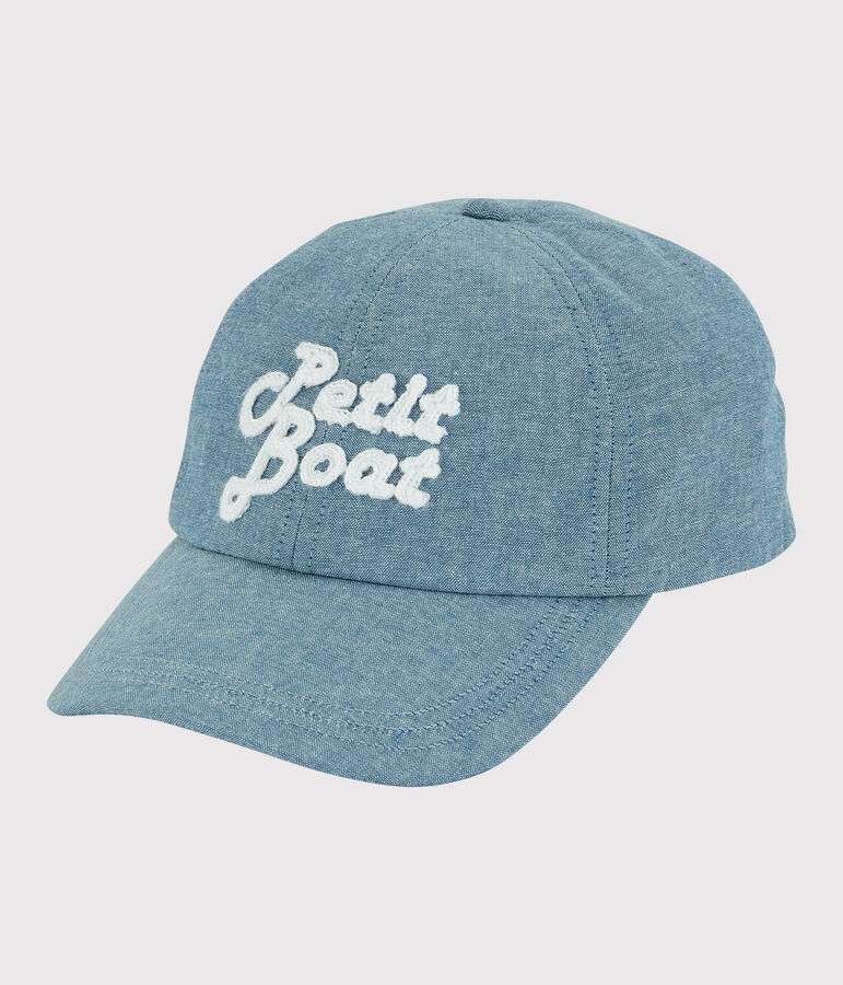 Boys' Embroidered Cap blue