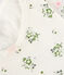 Girls' Floral Cotton and Linen Blend Short Pyjamas MARSHMALLOW white/MULTICO white