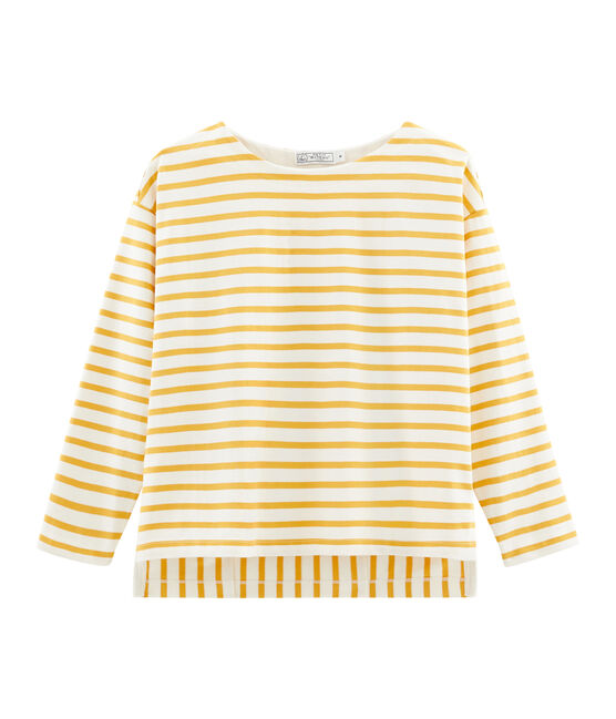Women's Graphic Sailor Top COQUILLE beige/BOUDOR yellow