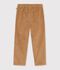 Children's straight corduroy trousers LATTE