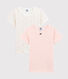 Girls' Multicoloured Spots Short-Sleeved Organic Cotton T-Shirts - 2-Pack