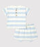 Babies' Jersey Striped Clothing - 2-Piece Set PLEINAIR /MARSHMALLOW