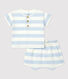 Babies' Jersey Striped Clothing - 2-Piece Set