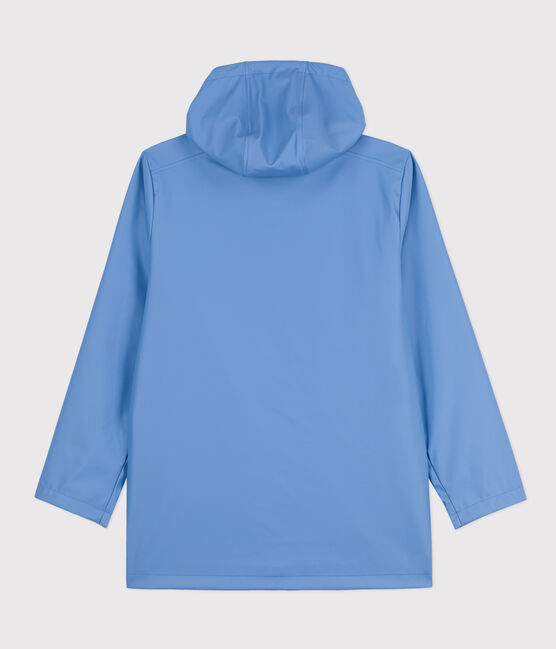 Iconic Recycled Fabric and Organic Cotton Raincoat EDNA blue
