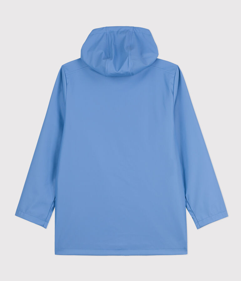 Iconic Recycled Fabric and Organic Cotton Raincoat blue