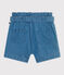 Girls' Light Denim Shorts DENIM CLAIR blue