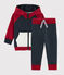 Baby boy's 2-piece set SMOKING blue/MULTICO white