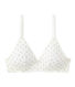 Girl's padded polka dot bra