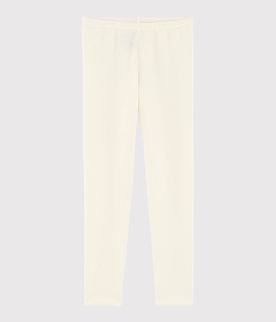 Unisex Plain Wool/Cotton Leggings ECRU grey