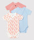 Babies' Organic Cotton Bodysuits - 3-Pack