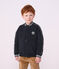 Children's varsity-style jacket in plain cotton SMOKING