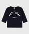 Babies' Long-Sleeved Cotton T-shirt SMOKING blue