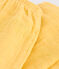 Babies' plain cotton gauze trousers ORGE yellow
