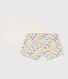 Girls' Floral Cotton Hipsters - Pack of 2