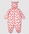 Baby's unisex snowsuit MINOIS pink/MULTICO white