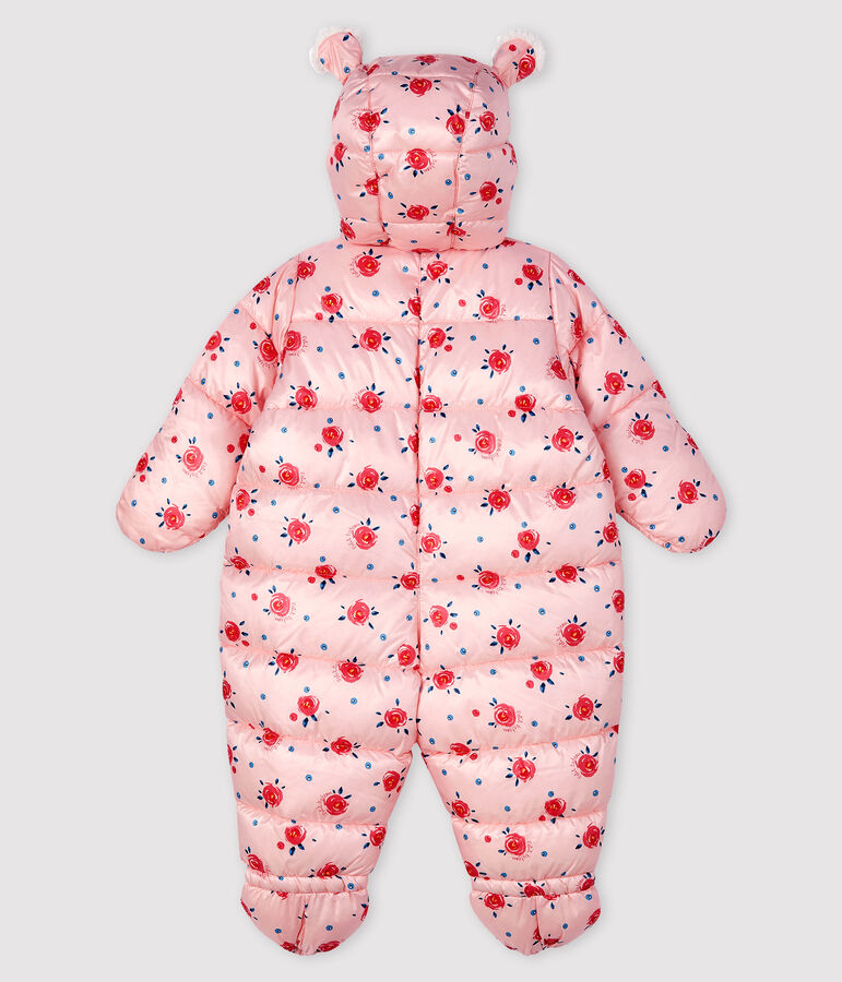 Baby's unisex snowsuit pink/multicolor