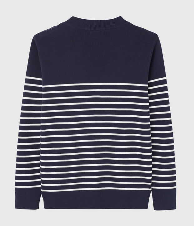 Men's navy jumper blue/white