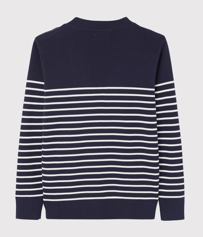 Men's navy jumper SMOKING blue/MARSHMALLOW white