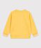 Children's plain cotton sweatshirt yellow