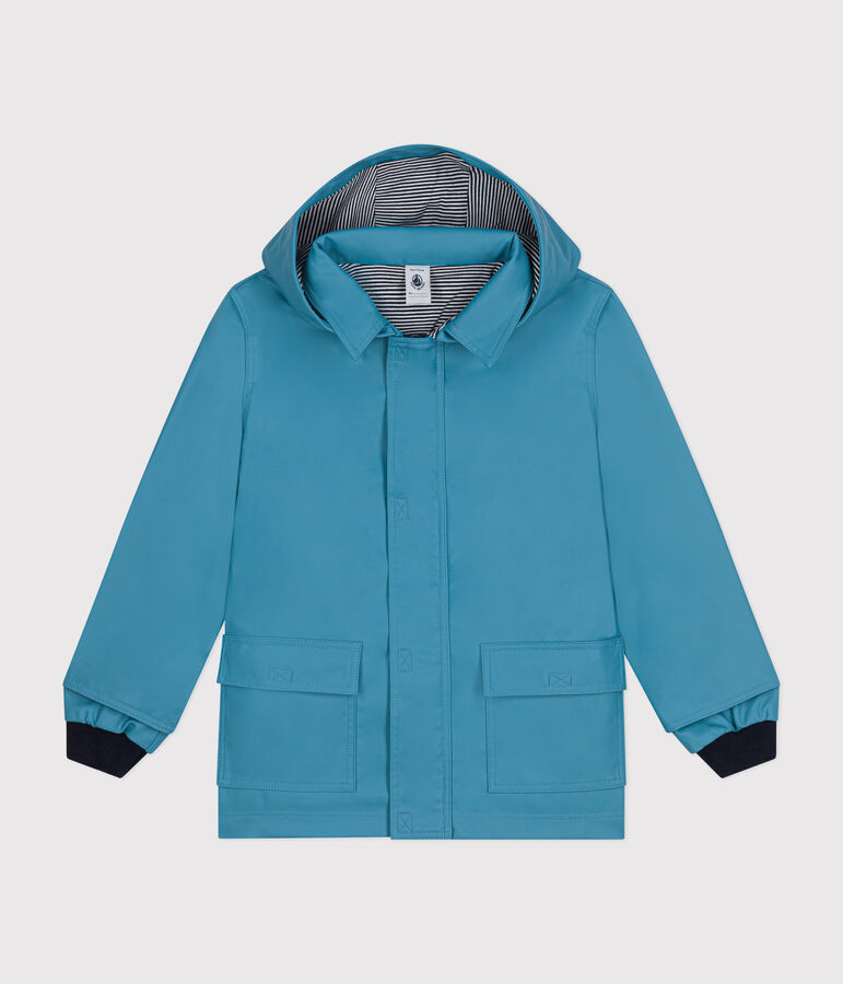 Children's unisex iconic raincoat blue