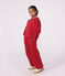 Children's wide-leg cotton jogging bottoms red