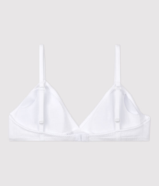 Girls' White Padded Bra ECUME white