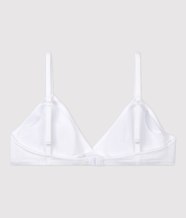 Girls' White Padded Bra white