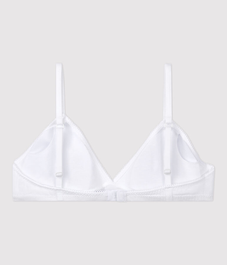 Girls' White Padded Bra white