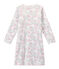 Chemise de nuit fille manches longues imprimée ECUME white/MULTICO white