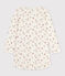 Girls' Floral Print Cotton Nightdress MARSHMALLOW white/MULTICO white