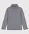 Children's Unisex Cotton Polo Neck SMOKING blue/MARSHMALLOW white