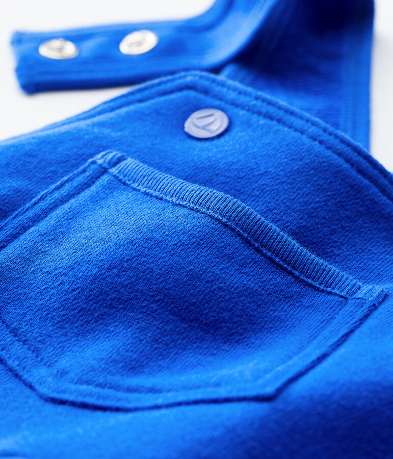 Babies' Fleece Dungarees blue