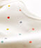 Baby Girls' Ribbed Long-Legged Bodysuit MARSHMALLOW white/MULTICO white