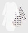 Pack of babies' long-sleeved printed cotton wrapover bodies variante 1