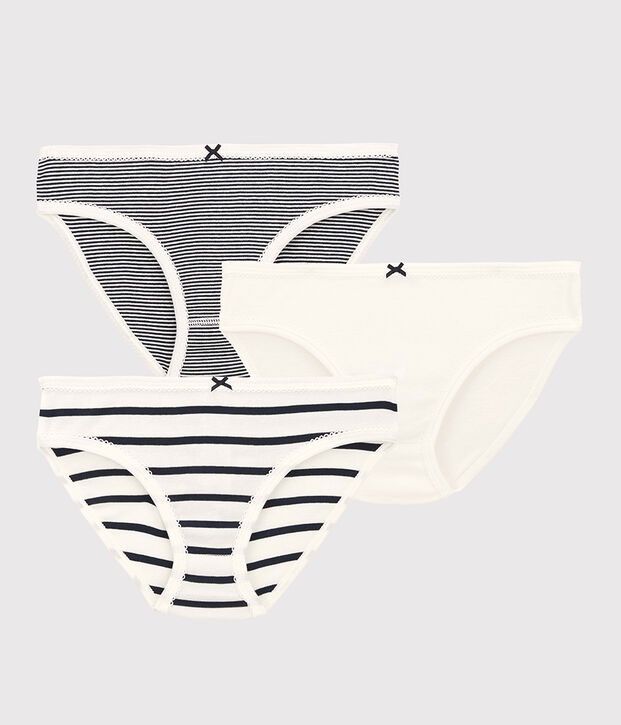 Girls' Striped Knickers - 3-Pack multicolor