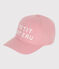 Little boat pink cotton children's cap for girls CHARME pink