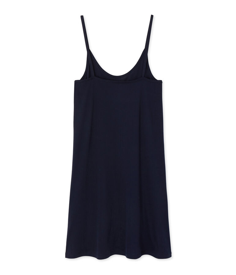 Chemise &agrave; bretelles femme en coton l&eacute;ger blue