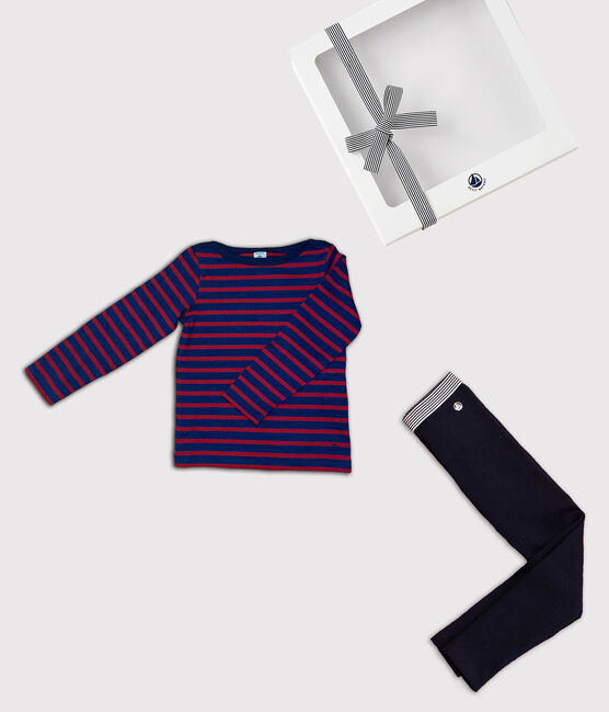 Girls' Breton Top and Jeggings Gift Set variante 1
