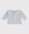 Babies' moss stitch cotton cardigan CO2