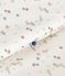 Babies' 3 TOG floral-print corduroy sleeping bag MARSHMALLOW white/MULTICO white