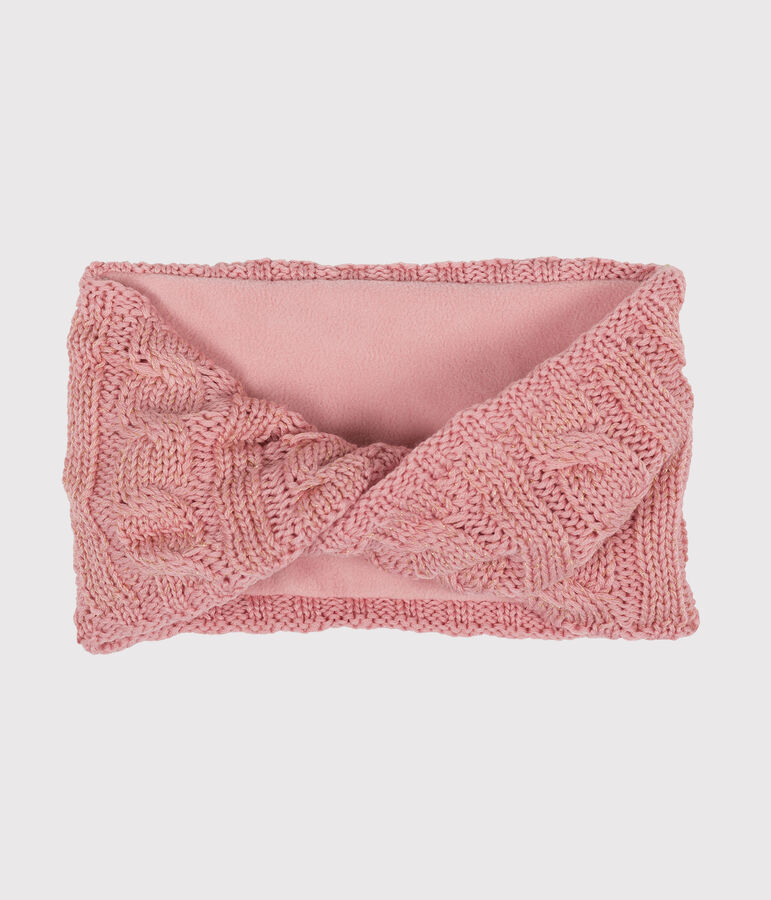 Girls' Snood pink/yellow