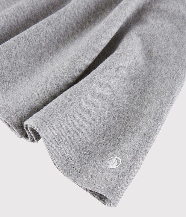 Girls' mesh knit skirt grey