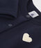Girls' fleece cardigan SMOKING blue