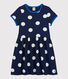 Girls' Short-Sleeved Cotton Dress