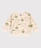 Babies' Patterned Fleece Sweatshirt AVALANCHE white/MULTICO