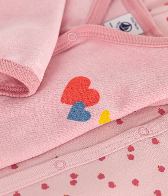 Pack of babies' printed cotton pyjama suits variante 1