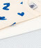 Babies' Blue Heart Patterned Long-Sleeved Cotton Bodysuits - 3-Pack variante 1